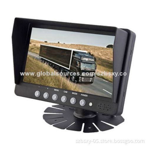 7-inch LCD Digital Car Monitor for Buses and Trucks